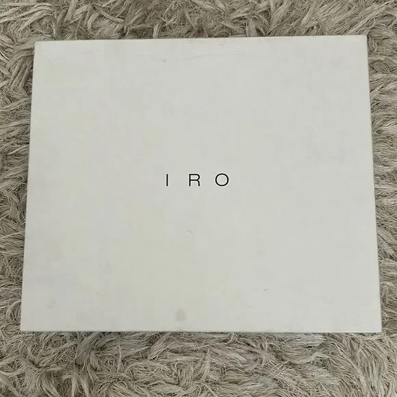 NIB IRO Cidravol Ruffle-Trim Suede Slouchy Knee-High Boots in Taupe $760 size 36 - Picture 7 of 14